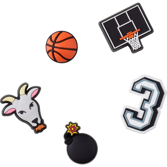 Jibbitz Basketball Star 5 Pack