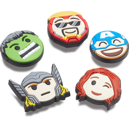 Jibbitz Avengers Emojis 5 Pack