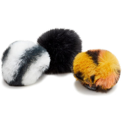 Jibbitz Animal Puff Ball 3 Pack