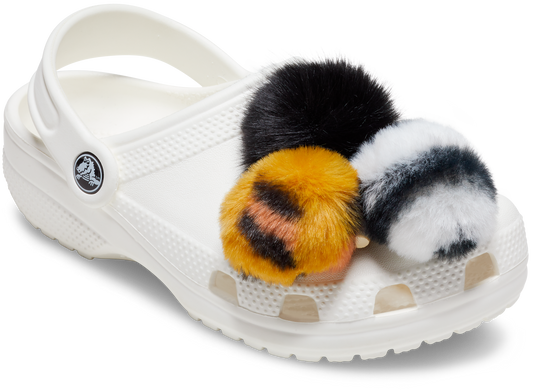 Jibbitz Animal Puff Ball 3 Pack