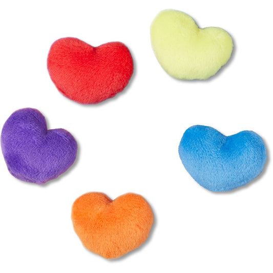 Jibbitz Fuzzy Heart 5 Pack