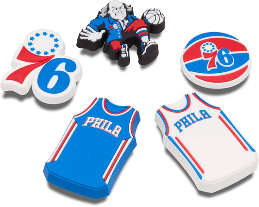 Jibbitz NBA Philadelphia 76ers 5 Pack