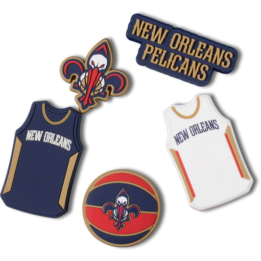 Jibbitz NBA New Orleans Pelicans 5 Pack