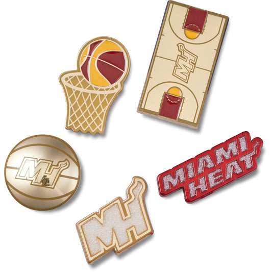 Jibbitz NBA Elevated Miami Heat 5 Pack