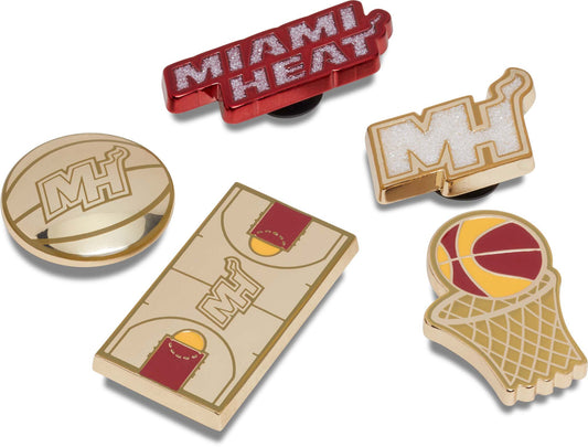 Jibbitz NBA Elevated Miami Heat 5 Pack