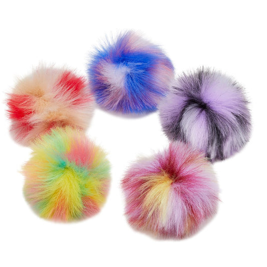 Jibbitz Dyed Puff 5 Pack