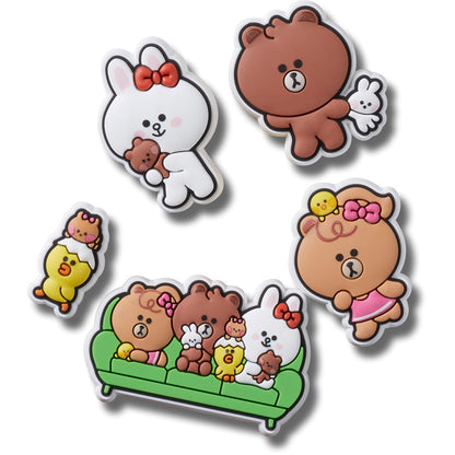 Jibbitz Line Friends 5 Pack