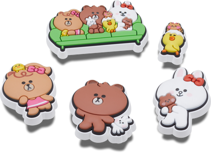 Jibbitz Line Friends 5 Pack