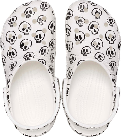 Classic Skull Print Clog