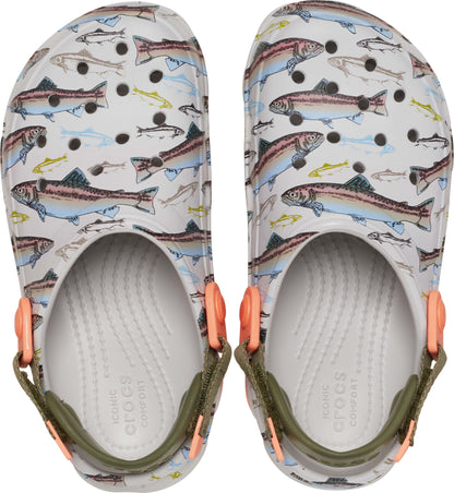 All Terrain Trout Print Clog Kids